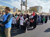 حضور پرشور کارکنان مرکز بهداشت شهرستان زنجان در رزمایش اقتدار «جان‌فدا»